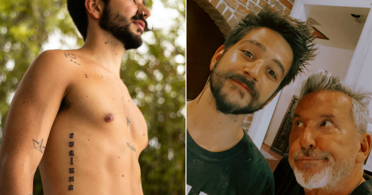 Ricardo Montaner reacciona al nuevo tatuaje de Camilo © Instagram / Camilo, Ricardo Montaner