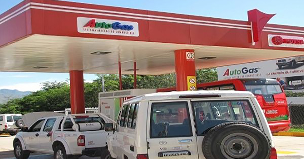 Gasolinera en Venezuela © Captura de video Telesur