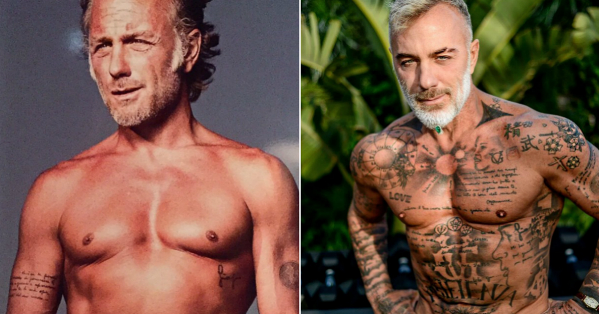 El antes y el después del excéntrico millonario Gianluca Vacchi © Instagram / Gianluca Vacchi