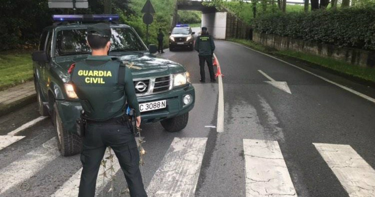 Control de carreteras en España © Twitter/Guardia Civil