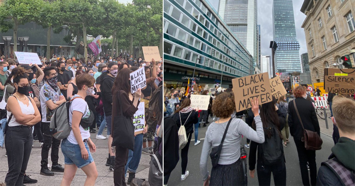 Protestas en Alemania © Twitter / @MeronMendel y @michael_muell80 