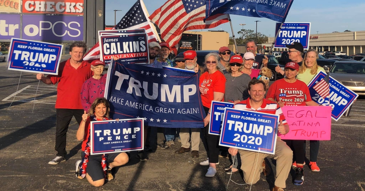 Integrantes de Trump Team 2020 Florida. (Imagen de archivo) © Facebook / Trump Team 2020 Florida: Escambia County Chapter