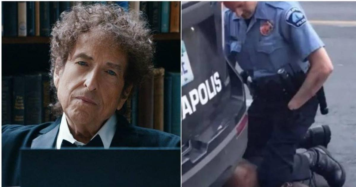 Bod Dylan y arresto de George Floyd © Lamonomagazine y Captura de video de YouTube