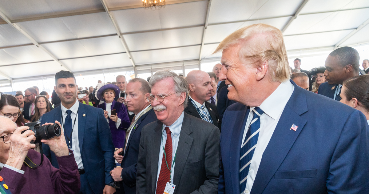 John Bolton y Donald Trump, en una imagen de archivo de 2019. © Flickr / The White House - Shealah Craighead