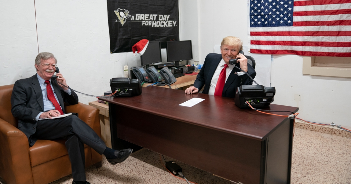 John Bolton y Donald Trump, en una imagen de archivo de 2018. © Flickr / The White House - Shealah Craighead