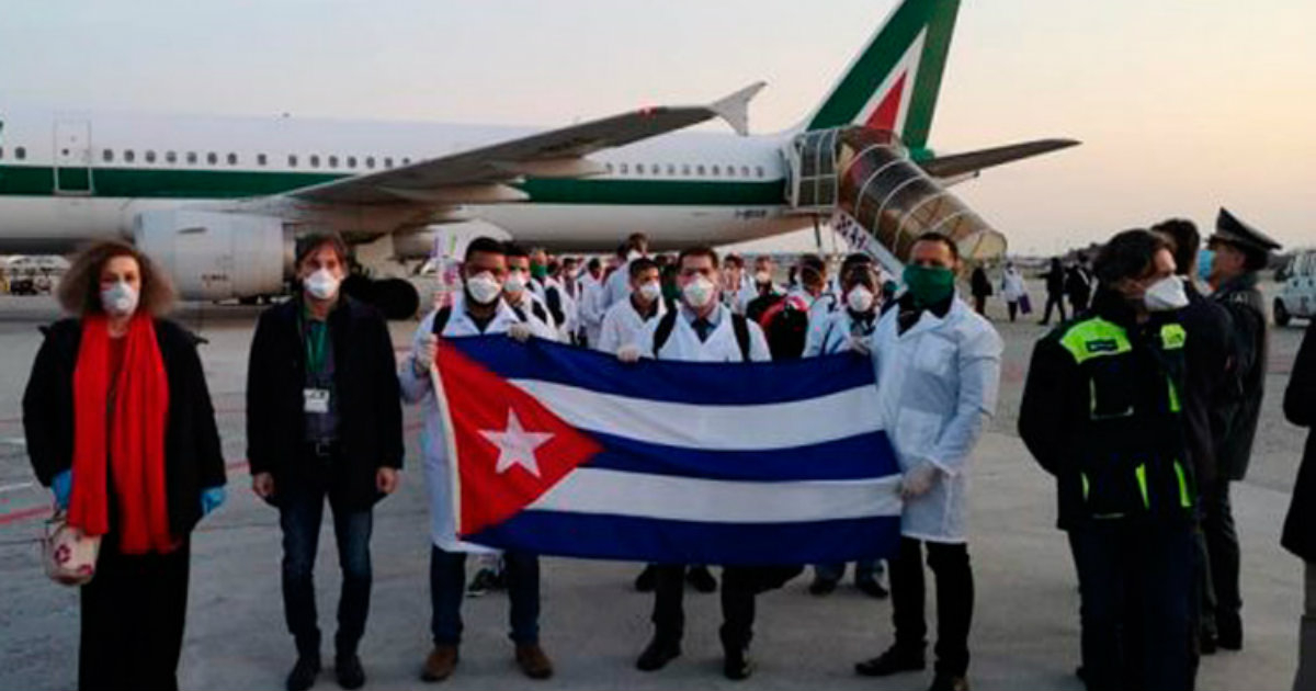Médicos y enfermeros cubanos llegan a Milan para enfrentar el coronavirus © Cubadebate