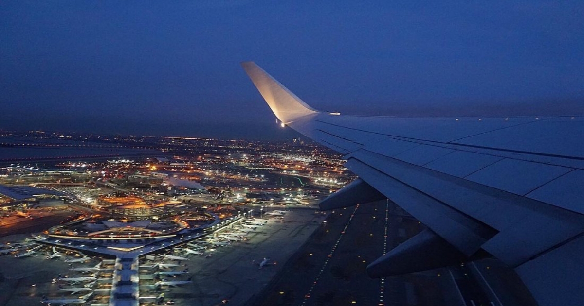 Vista aérea del aeropuerto JFK de Nueva York. (imagen de referencia) © Twitter / @JFKairport