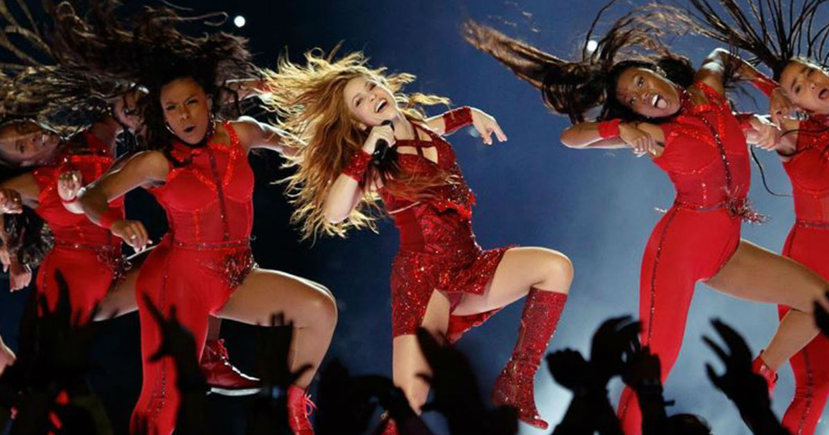 Shakira durante el espectáculo del Super Bowl © Instagram / Shakira