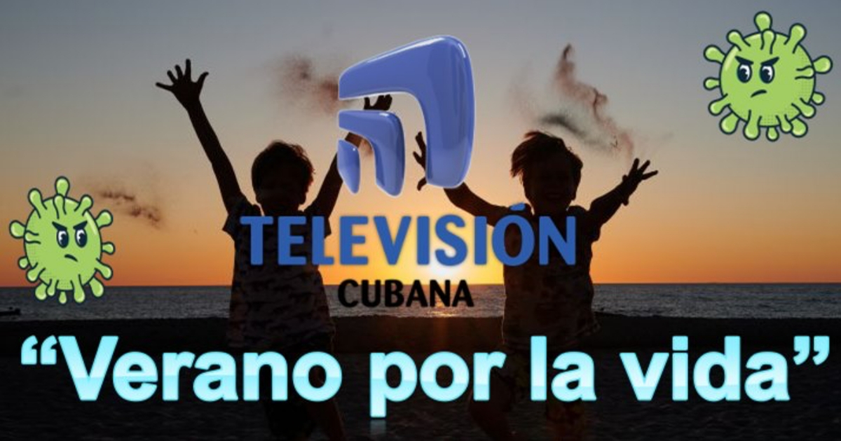 Eslogan de la programación del verano en la TV de Cuba. © Portal de la TV Cubana