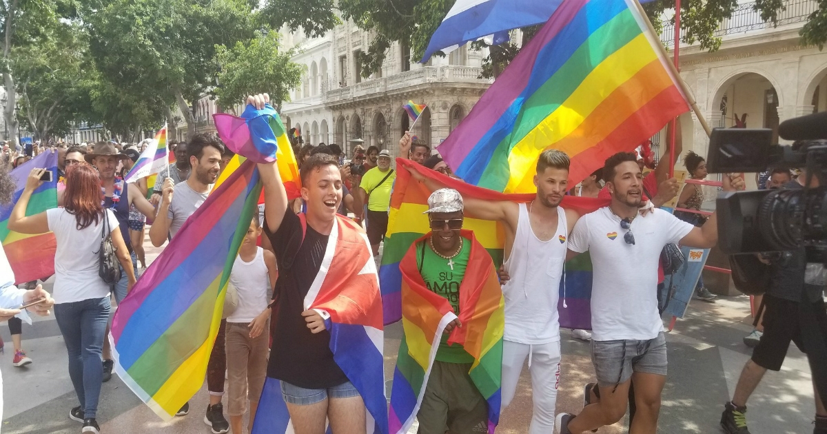Marcha independiente contra la homofobia en Cuba, 11 de mayo de 2019 © Twitter / Camilo Condis