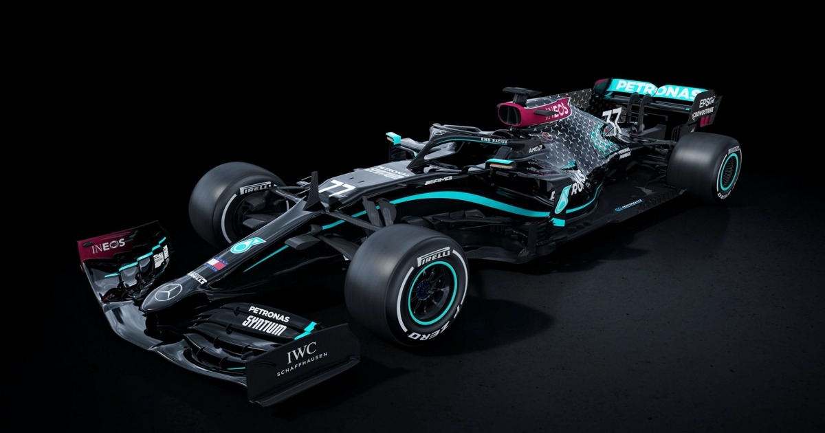 Automóvil de Mercedes de Fórmula 1. © Twitter / @CanalplusF1