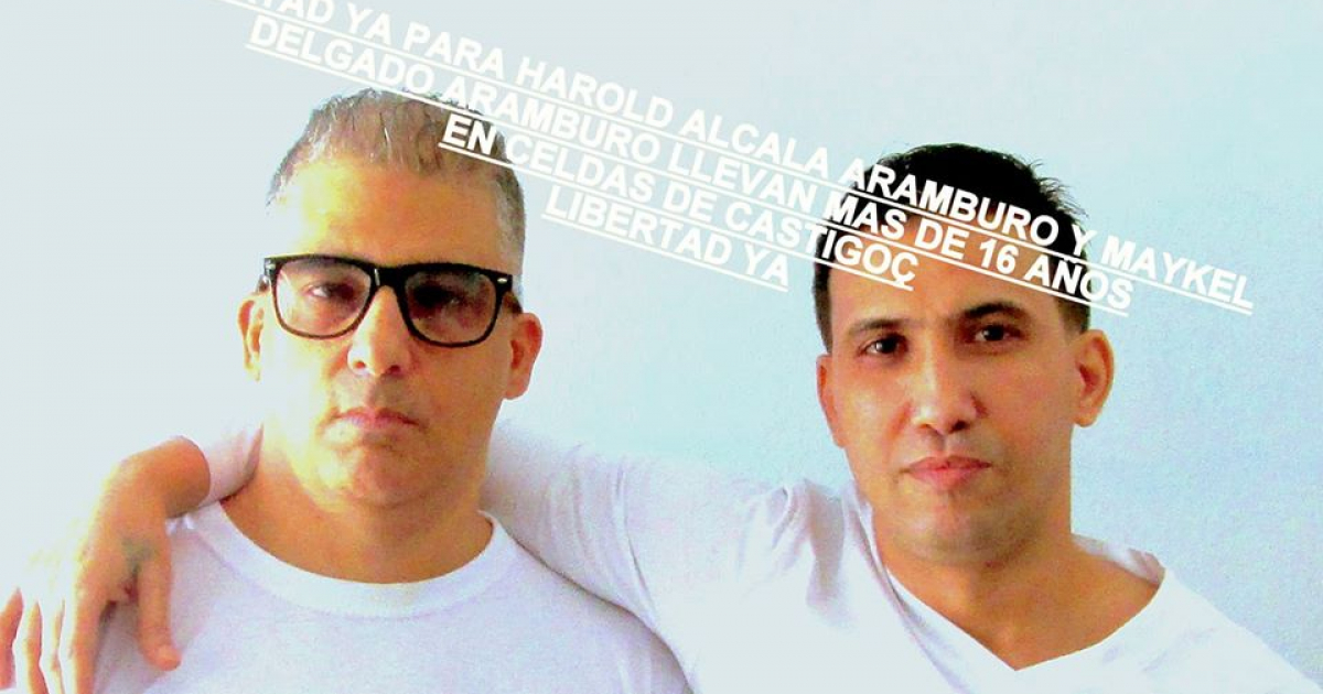 Los primos Harold Alcalá Aramburo y Maykel Delgado Aramburo © Facebook Estrella Aramburo