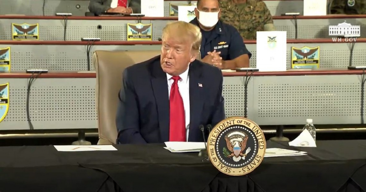 Donald Trump en Miami © Captura de video / Casa Blanca