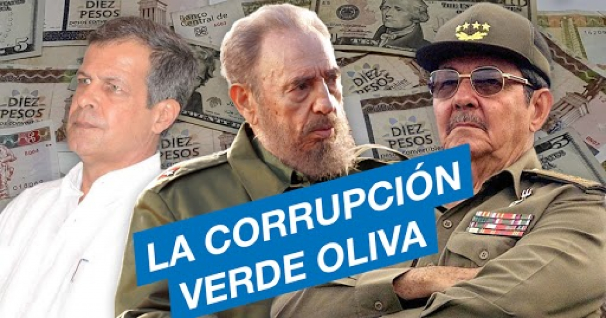 Luis Alberto Rodríguez López-Calleja, Fidel Castro y Raúl Castro © Collage CiberCuba
