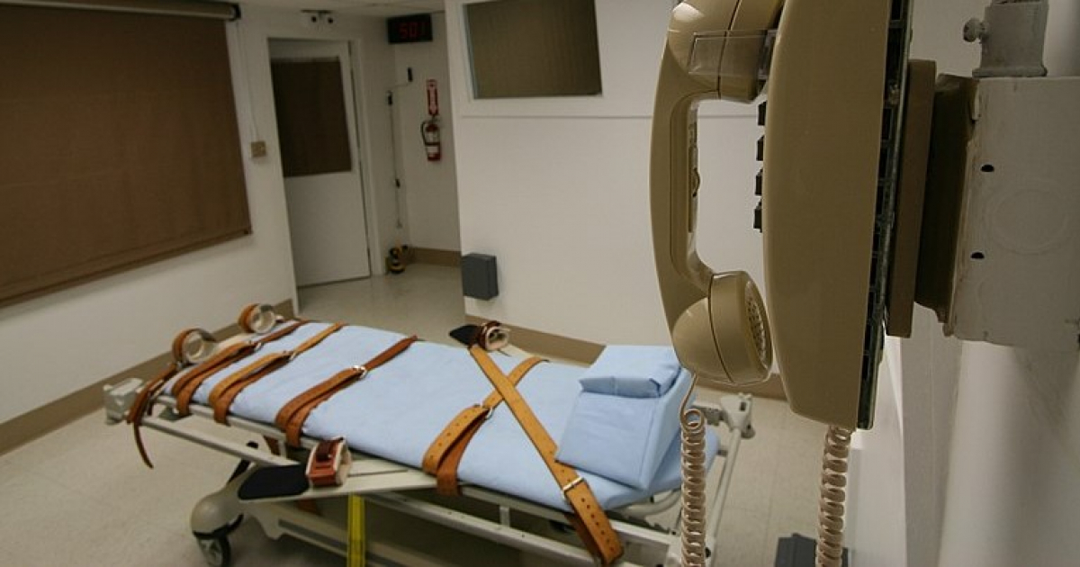  Cámara de ejecución por inyección letal © Florida Department of Corrections/Doug Smith vía Wikipedia