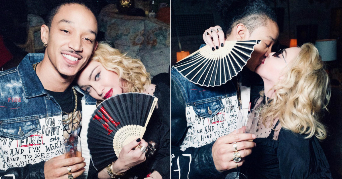 Madonna y su novio Ahlamalik Williams © Instagram / Madonna