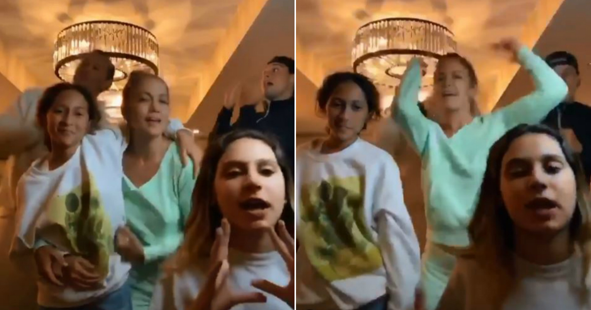 Jennifer Lopez baila con su familia © Instagram / Jennifer Lopez