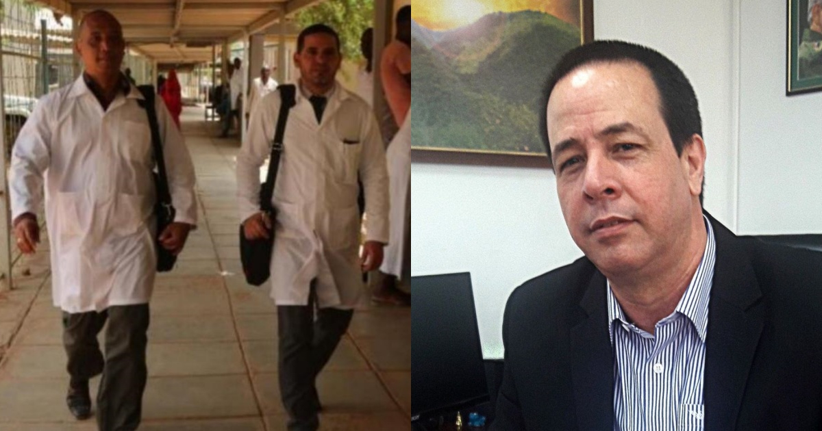 Médicos cubanos y Ministro de Salud José Angel Portal Miranda © ACN y José Angel Portal Miranda/Facebook