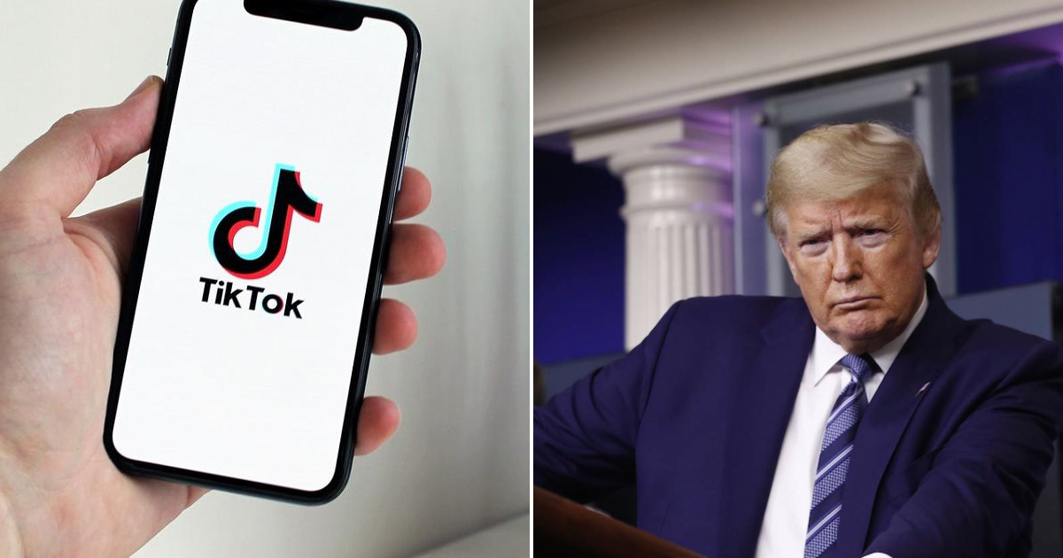 Donald Trump frente a TikTok © Flickr / White House