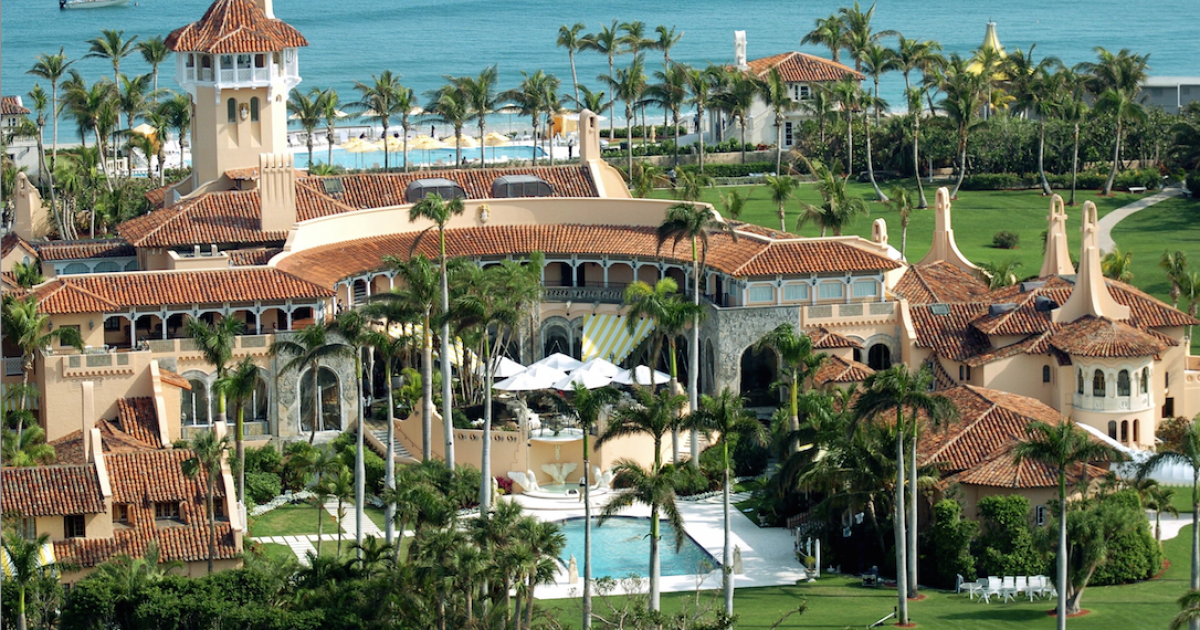 una imagen del exclusivo resort del presidente Trump en Palm Beach © White House