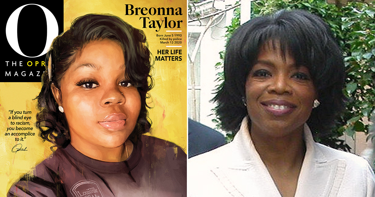 Oprah cede su lugar en la revista O a Breonna Taylor © Facebook / Wikipedia