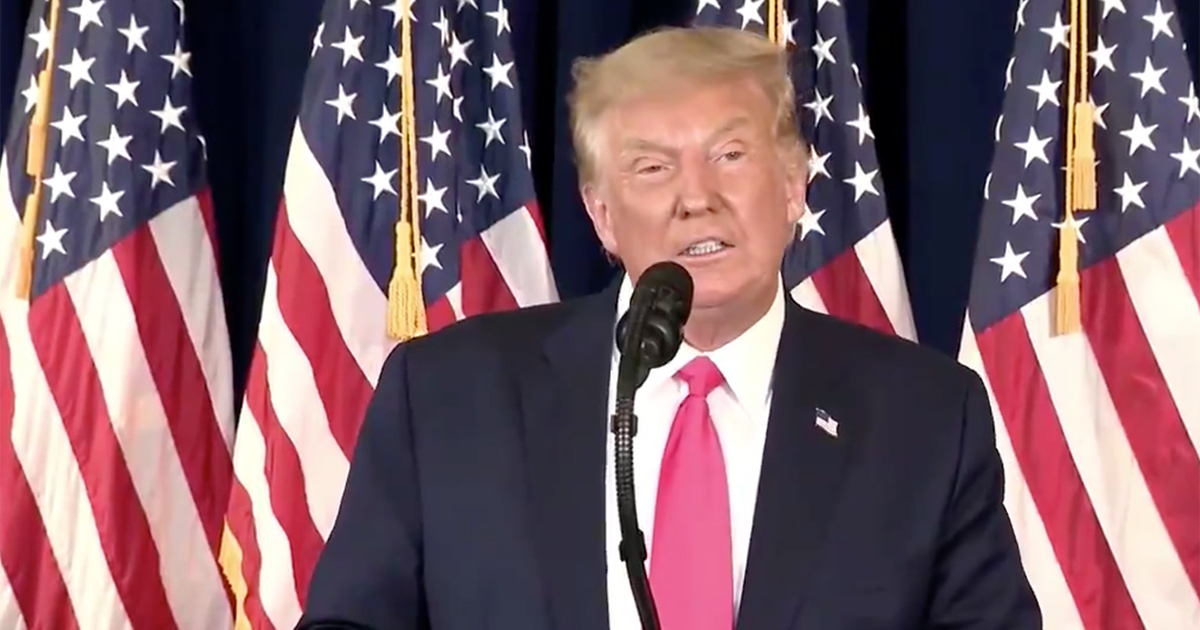 Trump presenta cuatro órdenes ejecutivas © Captura de video / Twitter