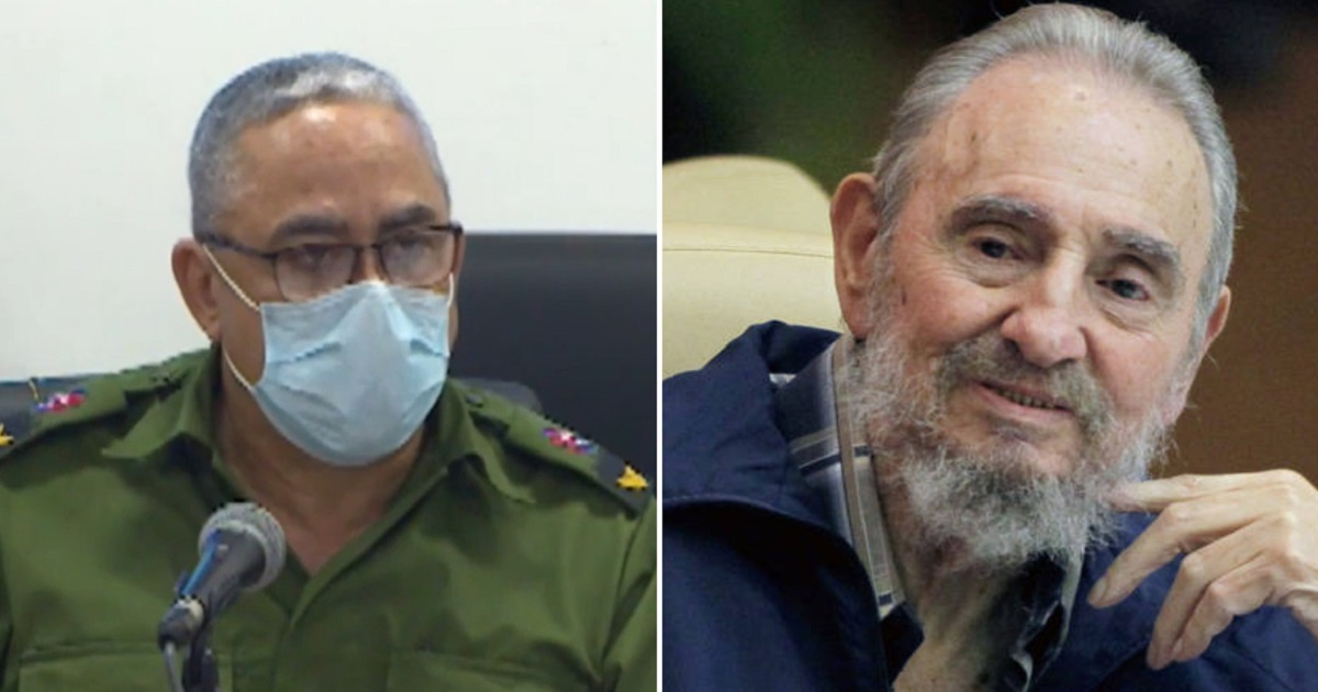 Luis Antonio Torres Iríbar y Fidel Castro. © Captura de Youtube / Cubadebate