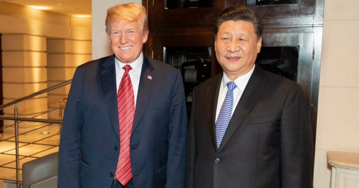 Donald Trump (i) y Xi Jinping (d) © Dan Scavino vía Wikimedia