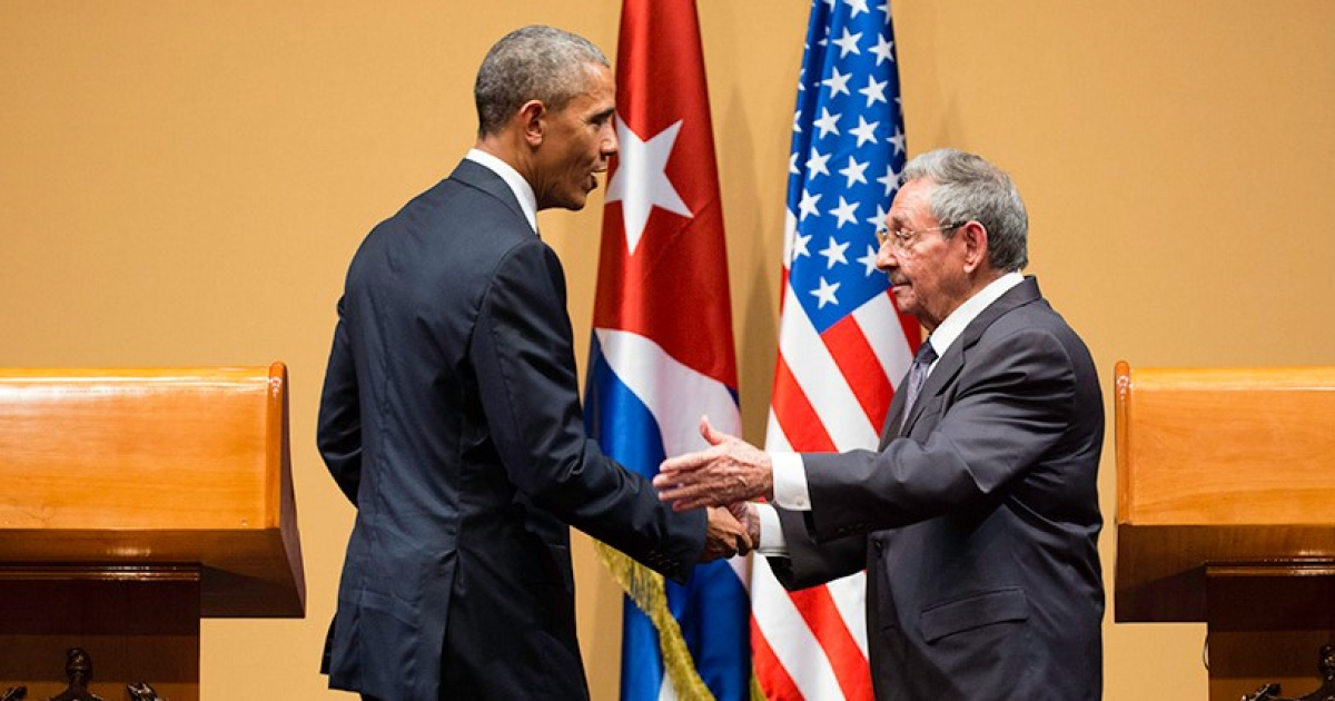Obama y Raúl Castro en rueda de prensa conjunta en La Habana en 2016 © White House / Chuck Kennedy
