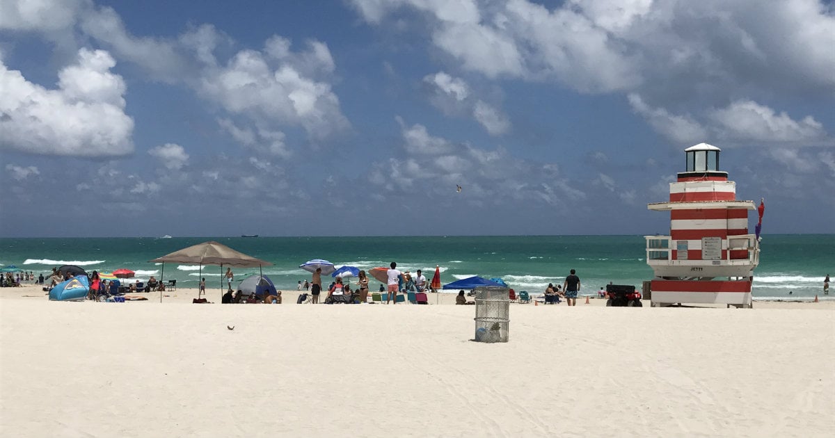 Playa en el sur de Florida (referencia) © CiberCuba
