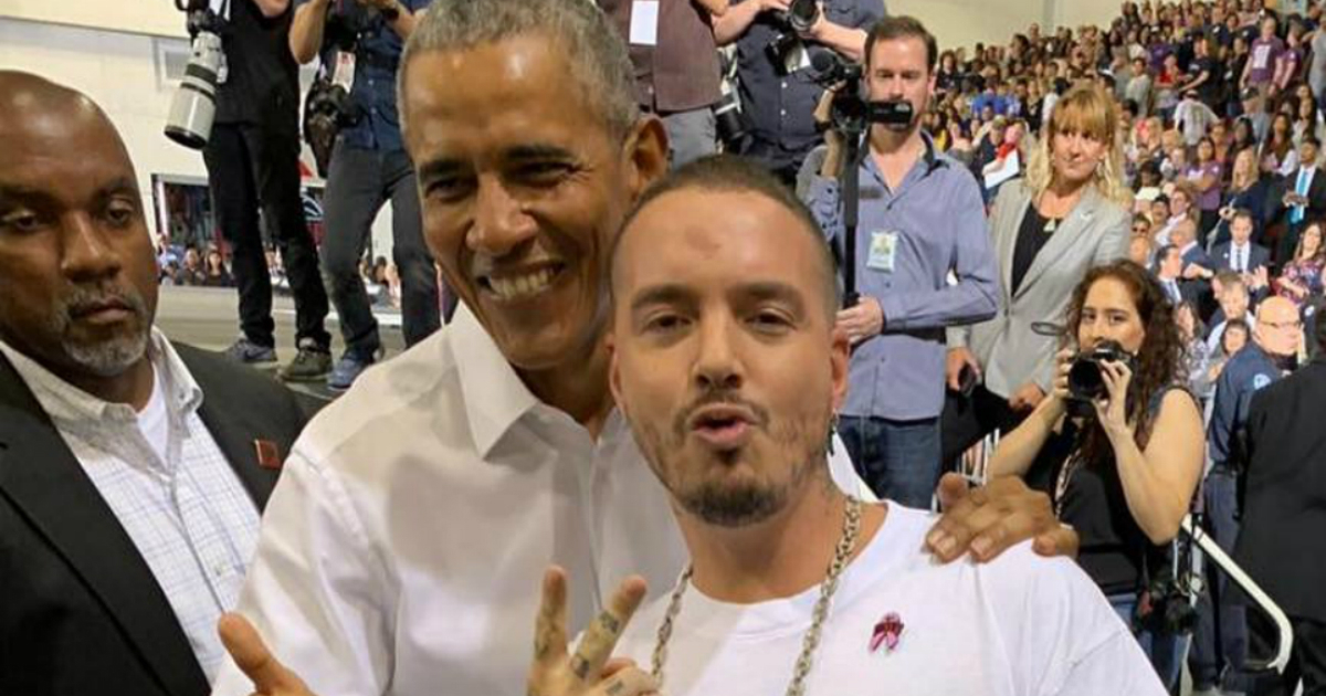 J Balvin y Barack Obama en 2018 © Instagram / J Balvin