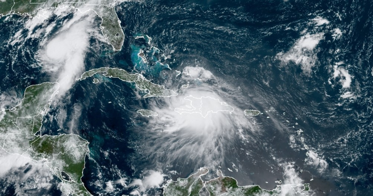 Tormenta tropical Laura © NOAA
