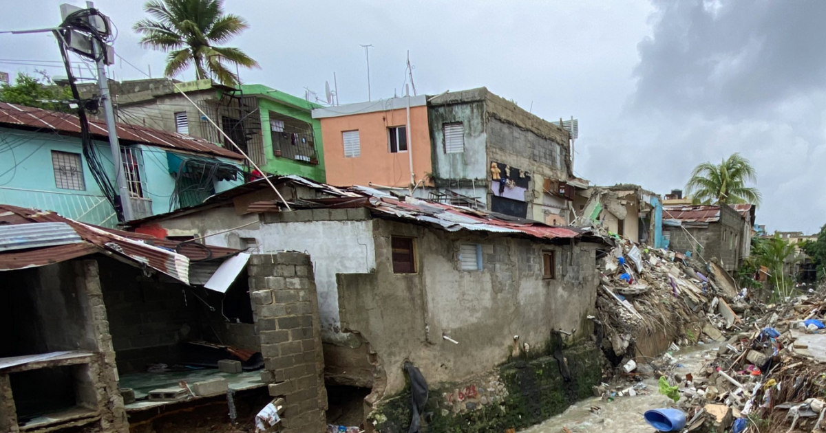 Imagen de los destrozos causados por "Laura" en República Dominicana © Twitter/Luis Abinader