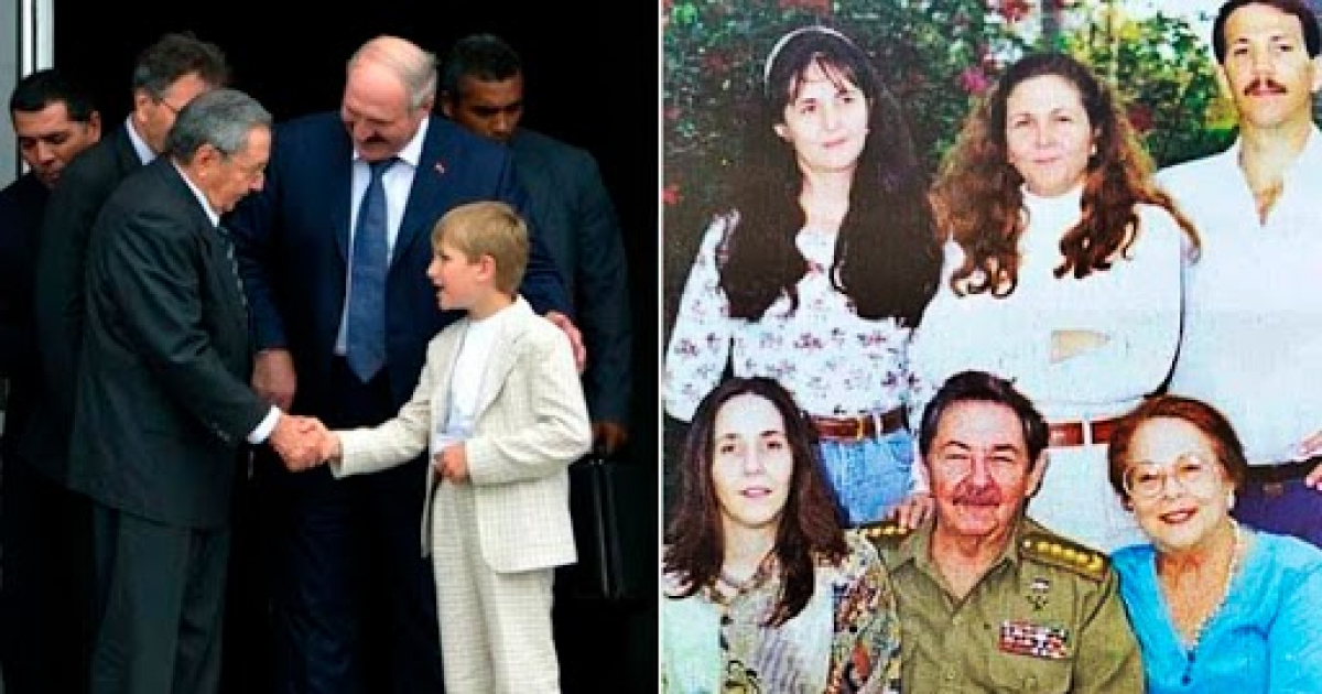 Dictadores de Bielorrusia y Cuba con familiares © ACN / Atexnos.gr