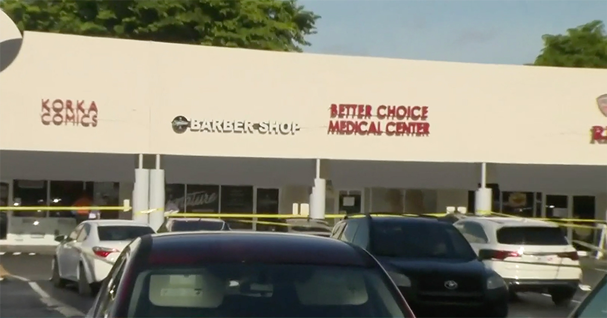 Barbería donde ocurrió el tiroteo © Captura de video / Local 10