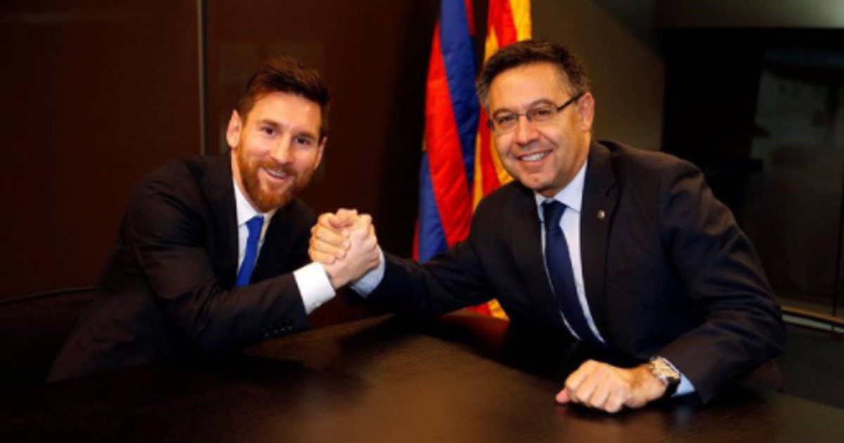 Messi y Bartomeu © @SC_ESPN
