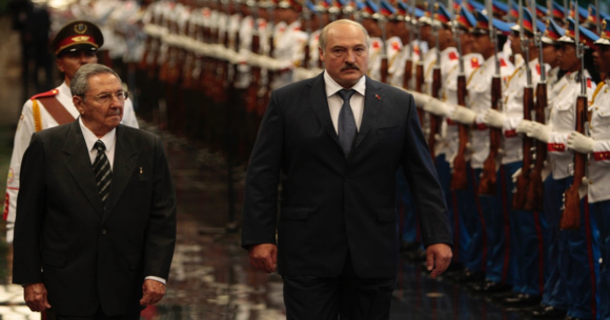 Raúl Castro y Alexander Lukashenko en La Habana, Cuba. © Cubadebate / Ismael Francisco