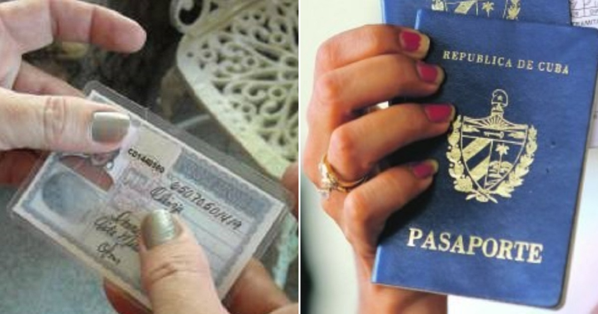 Carnet de identidad y pasaporte cubanos (imagen de referencia). © Cibercuba