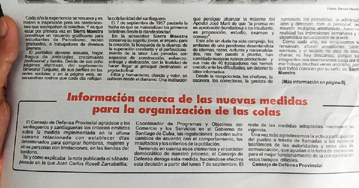 Nota de prensa donde se informa la derogación de la medida. © Twitter / EntreDiversidades Cuba