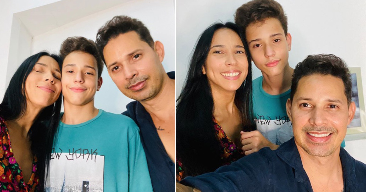 Leoni Torres, Yuliet Cruz y su hijo Sebastián © Instagram de los artistas