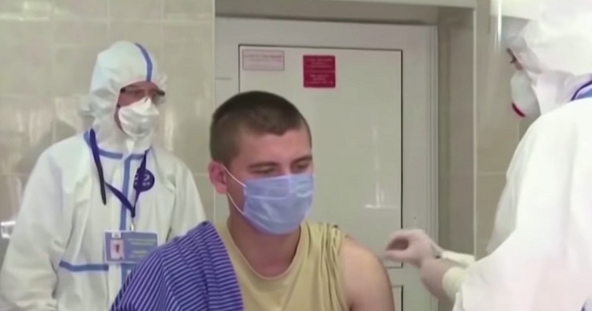 Pruebas de vacunas en Rusia. © Captura de Youtube