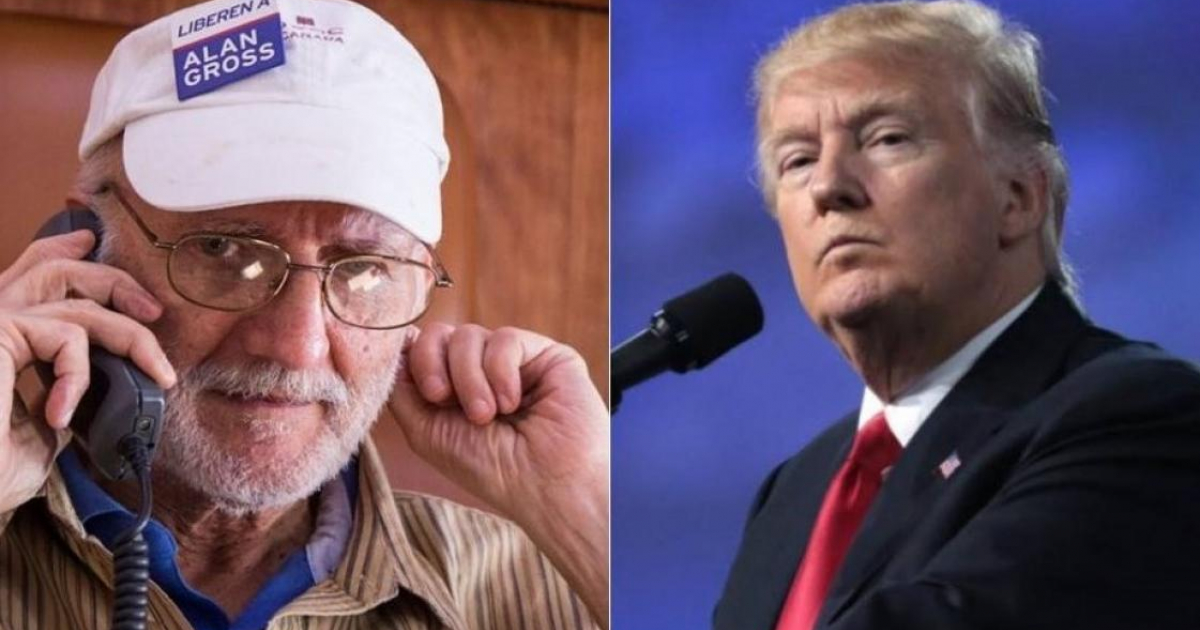 Alan Gross y Donald Trump © The White House/ Lawrence Jackson y Flickr/ Gage Skidmore