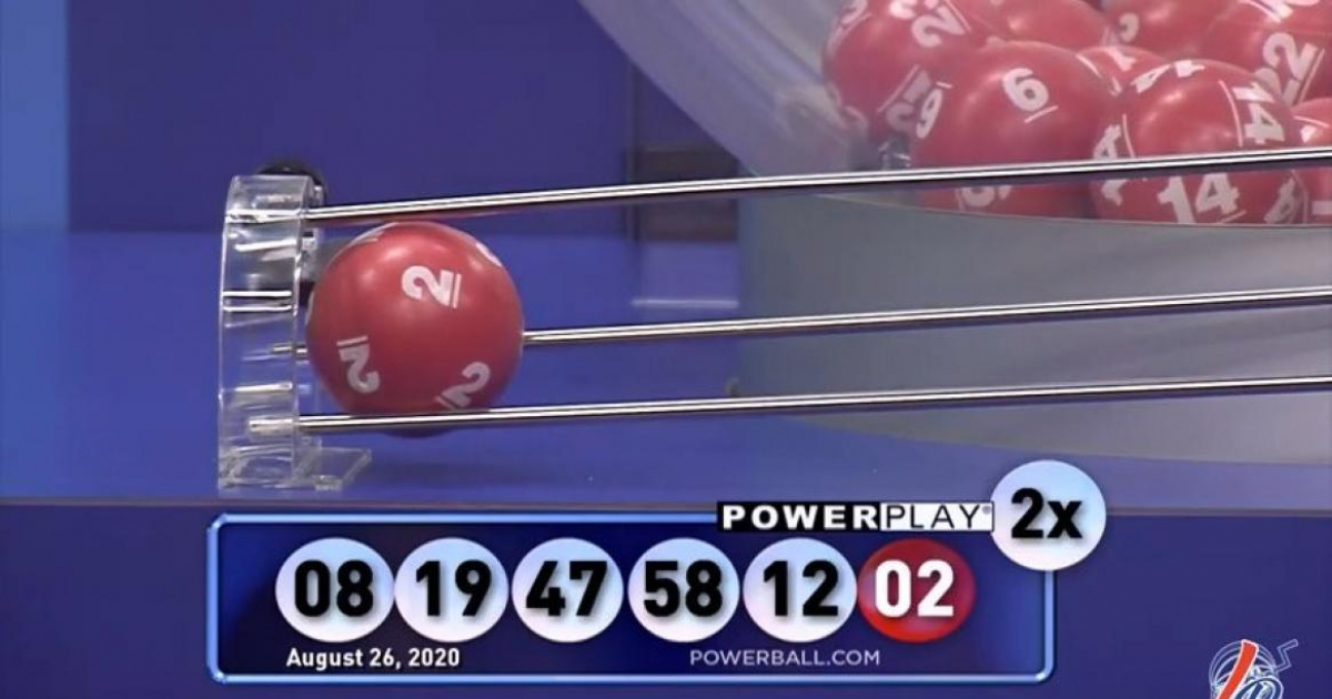 Lotería del Powerball del 26 de agosto © Captura de video de YouTube de Lotería Dominicana