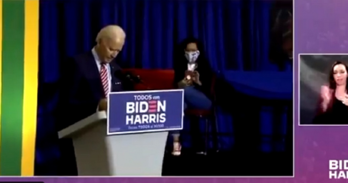 Video de Joe Biden © Washington Examiner/Twitter