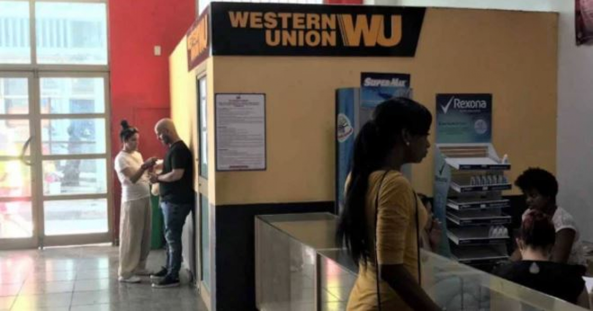 Oficina de Western Union en La Habana. © CiberCuba
