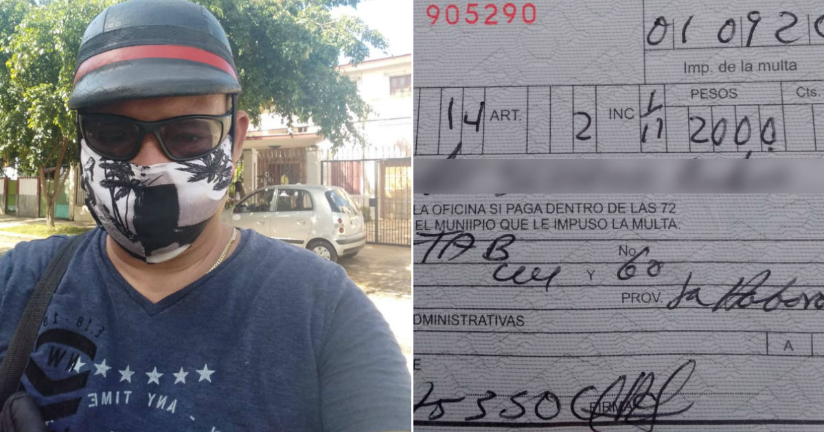Habanero multado con 2mil pesos cubanos por llevar encima un paquete de pollo en un municipio distinto al suyo. © CiberCuba