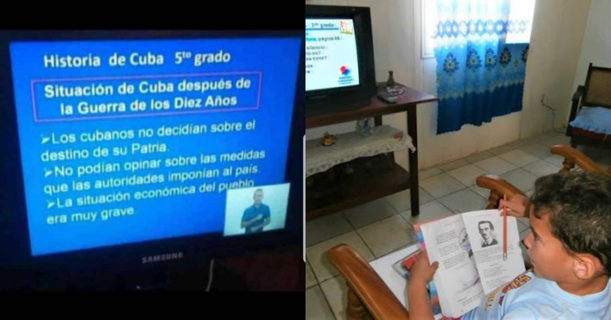 Teleclases en Cuba © Radio Juvenil y Facebook