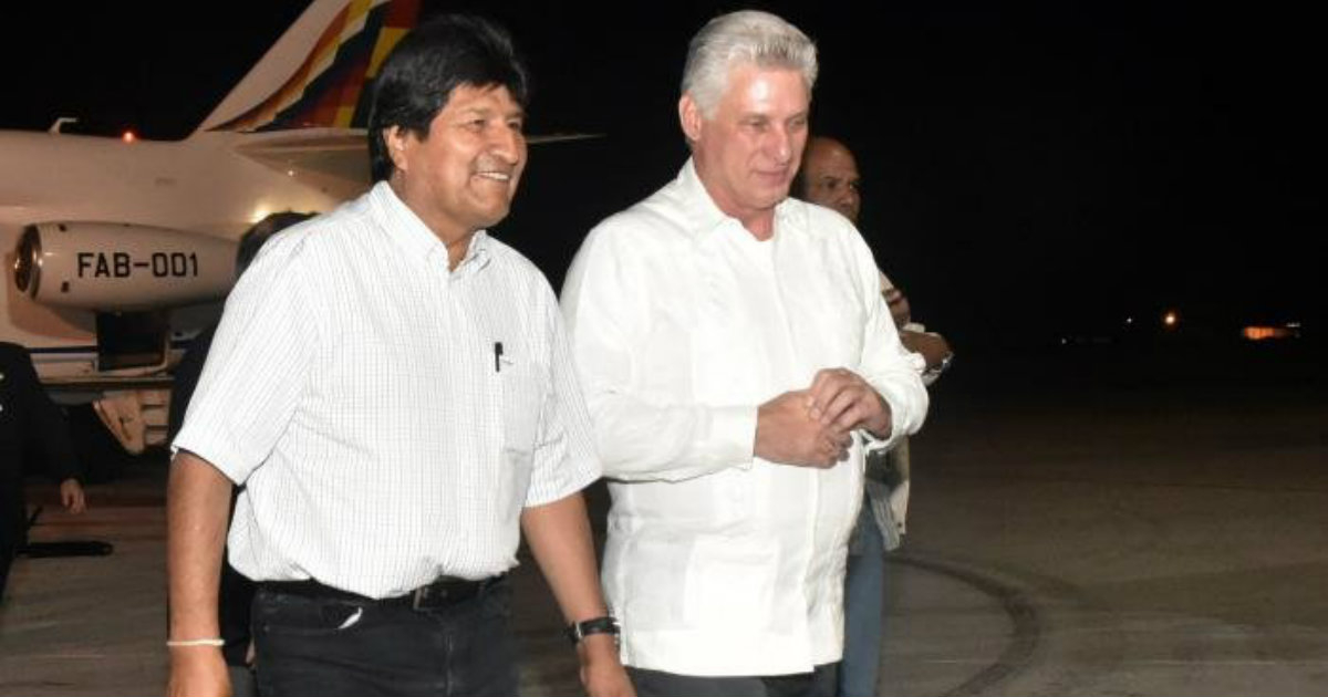 Evo Morales y Miguel Díaz Canel © Estudios Revolución