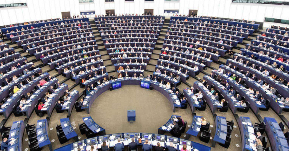 Pleno del Parlamento Europeo © Twitter/Unión Europea
