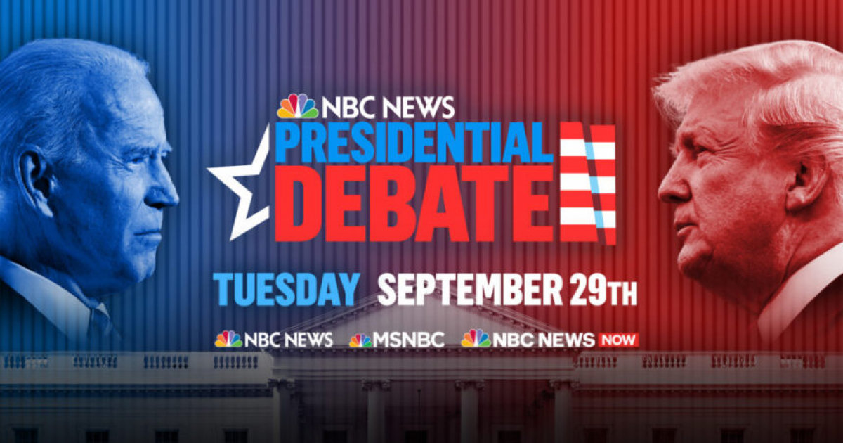 Anuncio del debate presidencial © NBCNews